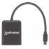 Manhattan Divisor de Video Mini DisplayPort Macho - 2x HDMI Hembra, Negro  3