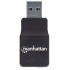 Manhattan Adaptador USB 2.0 Macho - 2x 3.5mm Hembra, Negro  4