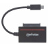 Manhattan Adaptador USB C Macho - CFast/SATA Hembra, Negro  4