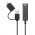 Manhattan Adaptador de Audio USB C/USB A Macho - 3.5mm Hembra, Negro  4