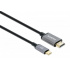Manhattan Cable HDMI-A Macho - USB-C Macho, 4K, 60Hz, 1 Metro, Negro/Gris  2
