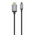 Manhattan Cable HDMI-A Macho - USB-C Macho, 4K, 60Hz, 1 Metro, Negro/Gris  4