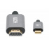 Manhattan Cable USB C Macho - HDMI Macho, 2 Metros, Negro/Plata  3