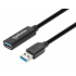 Manhattan Cable de Extensión USB 3.0 A Macho - USB A Hembra, 5 Metros, Negro  1