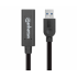 Manhattan Cable de Extensión USB 3.0 A Macho - USB A Hembra, 15 Metros, Negro  2