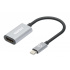 Manhattan Hub USB-C Macho, 1x HDMI, 5 Gbit/s, Gris  1