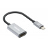 Manhattan Hub USB-C Macho, 1x HDMI, 5 Gbit/s, Gris  2