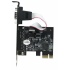 Manhattan Tarjeta PCI Express con 1 Puerto Serial  3