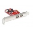 Manhattan Tarjeta PCI 160353, Alámbrico, con 2 Puertos FireWire 400