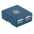Manhattan Micro Hub USB 2.0 de 4 Puertos, 480 Mbit/s  2