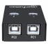Manhattan Hi-Speed Switch USB 2.0 162005, 2 Puertos  2