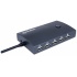 Manhattan Hub USB 2.0 de Alta Velocidad, 13 Puertos, 480 Mbit/s, Negro  3