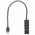 Manhattan Hub USB-A 3.0 - USB-A 2.0, USB-A 3.0, 5 Gbit/s   4