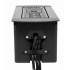 Manhattan Caja para Mesa 164832, 2 Puertos + 2x USB, Negro  4