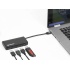 Manhattan Hub USB-C 3.2 Macho - 4x USB 3.2 Hembra, 5000 Mbit/s, Negro  6