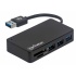 Manhattan Hub USB - 3x USB 3.2 Hembra, 5000Mbit/s, Negro  2