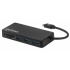 Manhattan Hub USB-C - 3 Puertos USB Hembra, 5000 Mbit/s, Negro  1