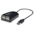 Manhattan Mini Hub USB 1.1, 4 Puertos, 12 Mbit/s  1