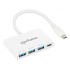 Manhattan Hub USB-C - USB-A 3.1, USB-C, 5 Gbit/s   2
