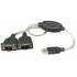 Manhattan Cable USB 2.0 Macho - RS-232 Macho, 0.45 Metros, Negro  1