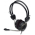 Manhattan Audífonos con Micrófono V3 Ligero, Elite Stereo Audífonos, Negro