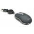 Mouse Manhattan Optico 176873, 800DPI, USB, Negro