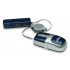 Mouse Manhattan Optico 177559, 1000DPI, USB, Negro/Azul