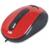 Mouse Manhattan RightTrack Óptico 177702, USB, 1600DPI, Negro/Rojo