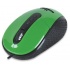 Mouse Manhattan RightTrack Óptico 177726, USB, 1600DPI, Negro/Verde
