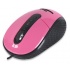 Mouse Manhattan RightTrack Óptico, USB, 1600DPI, Rosa