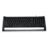 Teclado Manhattan Multimedia X2, Alámbrico, USB, Negro/Plata