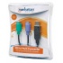 Manhattan Adaptador USB A - PS/2, 15cm, Negro  4