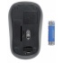 Mouse Manhattan Óptico 179409, Inalámbrico, USB, 1000DPI, Negro/Naranja  4