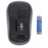 Mouse Manhattan Óptico 179409, Inalámbrico, USB, 1000DPI, Negro/Naranja - Imagen adicional 3