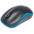 Mouse Manhattan Óptico Success, Inalámbrico, USB, 1000 DPI, Negro/Azul  1