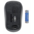 Mouse Manhattan Óptico Success, Inalámbrico, USB, 1000 DPI, Negro/Azul  4