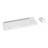 Kit de Teclado y Mouse Manhattan 180580, Inalámbrico, RF Inalámbrico/Bluetooth, Blanco, Inglés - Imagen adicional 4