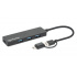 Manhattan Hub USB-A/USB-C de 4 Puertos, 5000 Mbit/s, Negro  4