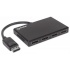 Manhattan Divisor de Video DisplayPort Macho - 4x DisplayPort Hembra, Negro - Imagen adicional 1