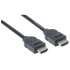 Manhattan Cable HDMI de Alta Velocidad, HDMI Macho - HDMI Macho, 4K, 30Hz, 3D, 1.8 Metros, Negro  2