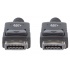 Manhattan Cable de Video DisplayPort 1.2 Macho - DisplayPort 1.2 Macho, 4K, 60Hz, 2 Metros, Negro  3