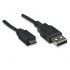 Manhattan Cable USB de Alta Velocidad, USB 2.0 A Macho - Micro USB 2.0 B Macho, 1 Metro, Negro  4