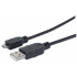Manhattan Cable USB A Macho - USB Micro B, 1.8 Metros, Negro  1