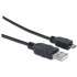 Manhattan Cable USB A Macho - USB Micro B, 1.8 Metros, Negro  2