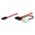 Manhattan Cable 7 pin Macho - 4 pin Hembra, 30cm, Negro/Blanco - Imagen adicional 3