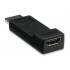 Manhattan Adaptador DisplayPort - HDMI, Alámbrico, Negro
