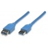 Manhattan Cable USB 3.2 A Macho - USB A Hembra, 3 Metros, Azul  4