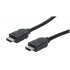Manhattan Cable HDMI de Alta Velocidad con Canal Ethernet, HDMI Macho - HDMI Macho, 4K, 30Hz, 2 Metros, Negro  1