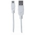 Manhattan Cable para Dispositivos USB de Alta Velocidad, USB 2.0 A Macho - Micro USB 2.0 B Macho, 1 Metro, Blanco  4