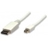 Manhattan Adaptador Mini DisplayPort Macho - DisplayPort Macho, 1 Metro, Blanco  1